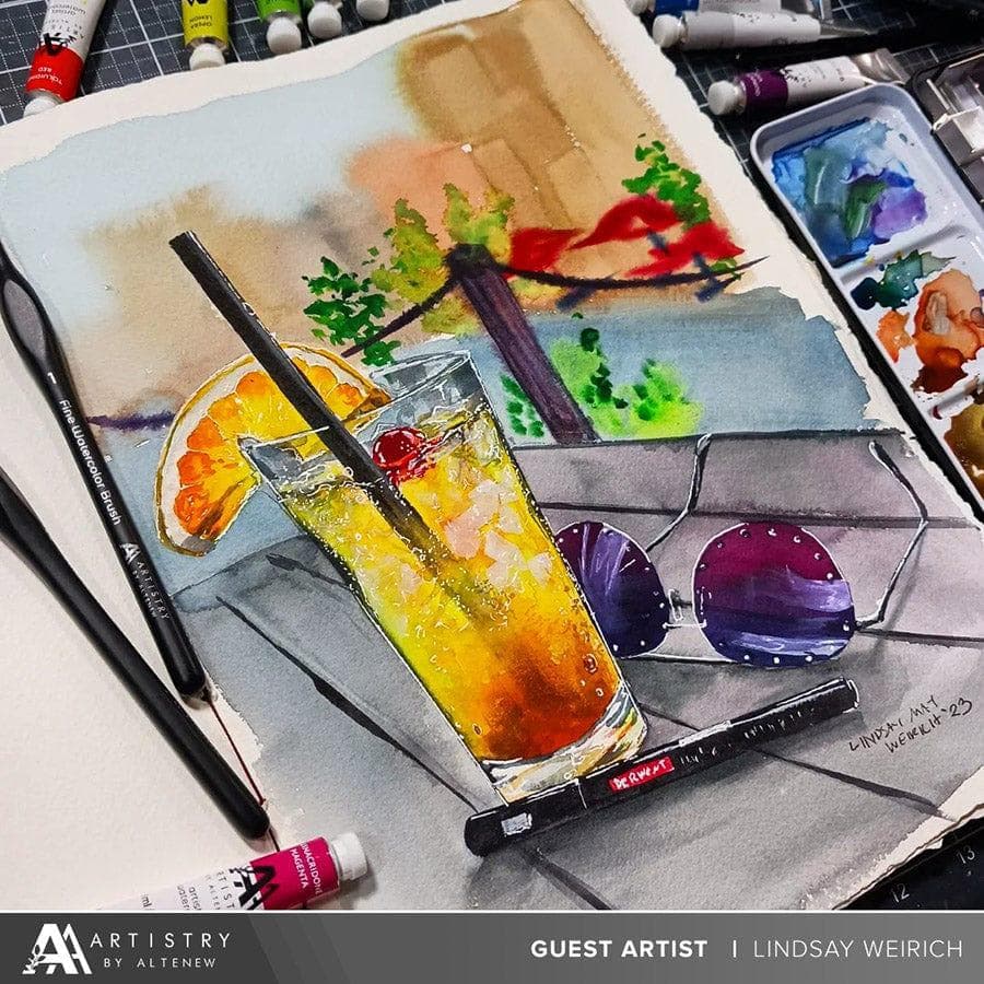 Artists&#x27; Watercolor Tube - Titanium White - (PW.6)