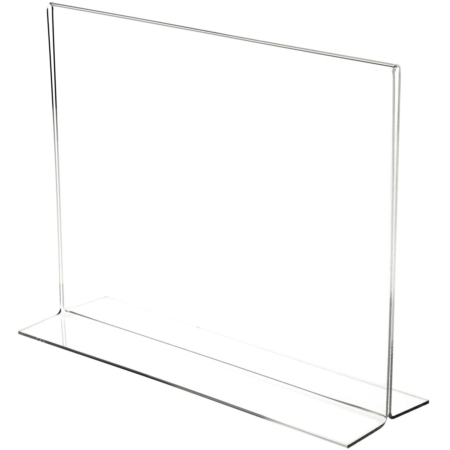 Plymor Clear Acrylic Sign Display / Literature Holder (Bottom-Load), 14&#x22; W x 11&#x22; H