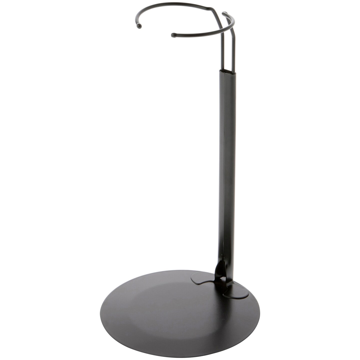 Plymor DSP-90B Black Adjustable Doll Stand, fits 15, 16, 17, 18, 19, 20, and 21 inch Dolls, Waist is 3&#x22; - 4&#x22; wide, 8&#x22; - 11&#x22; around