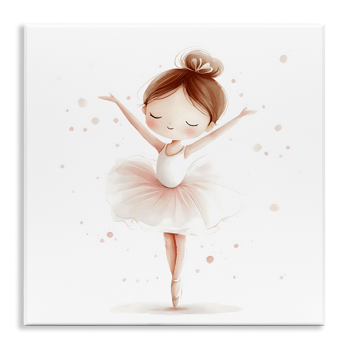 Stupell Industries Delicate Little Ballerina Girl Wall Plaque, design by Creative Studio