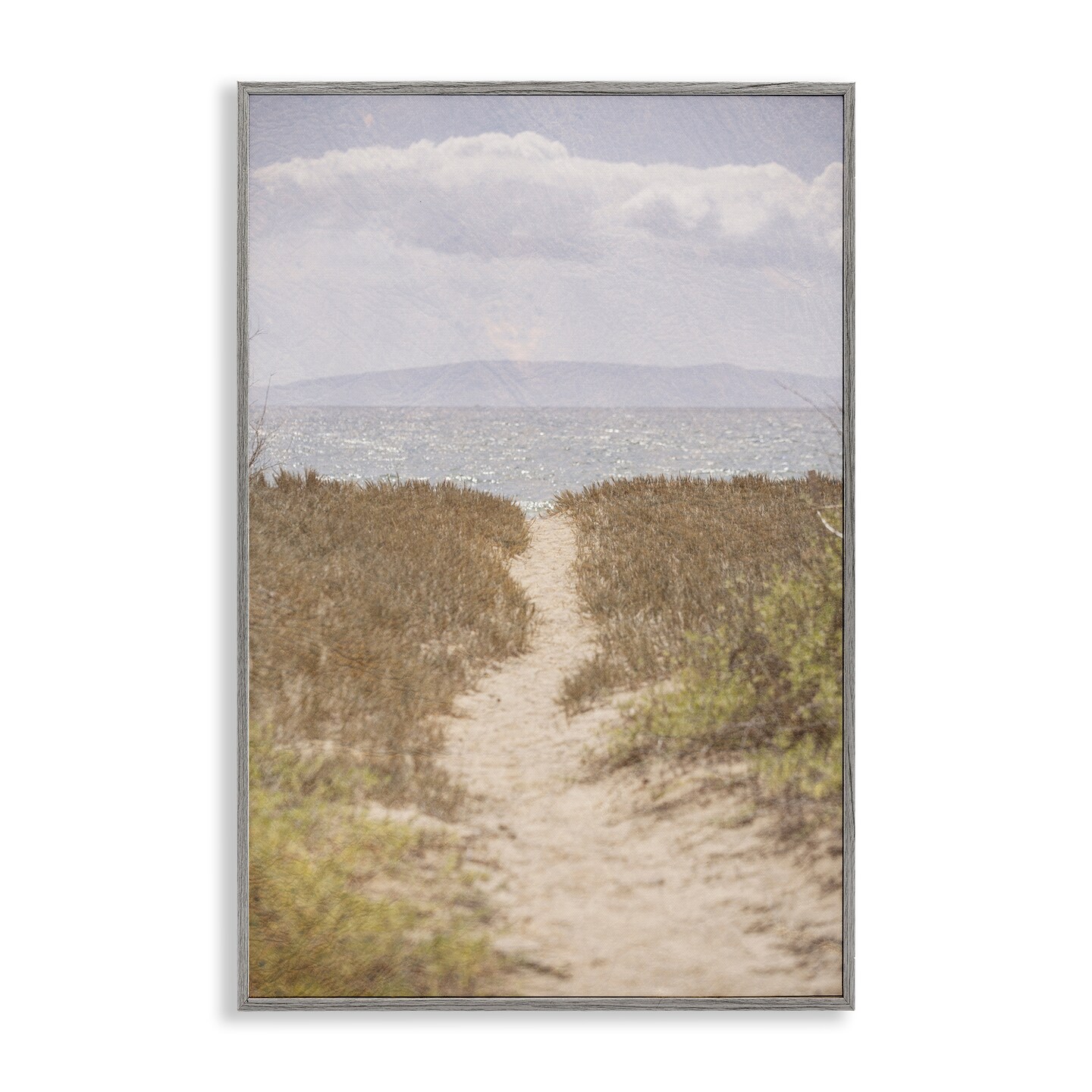 Stupell Industries Path to Misty Ocean Framed Giclee, design by Aaron Matheson