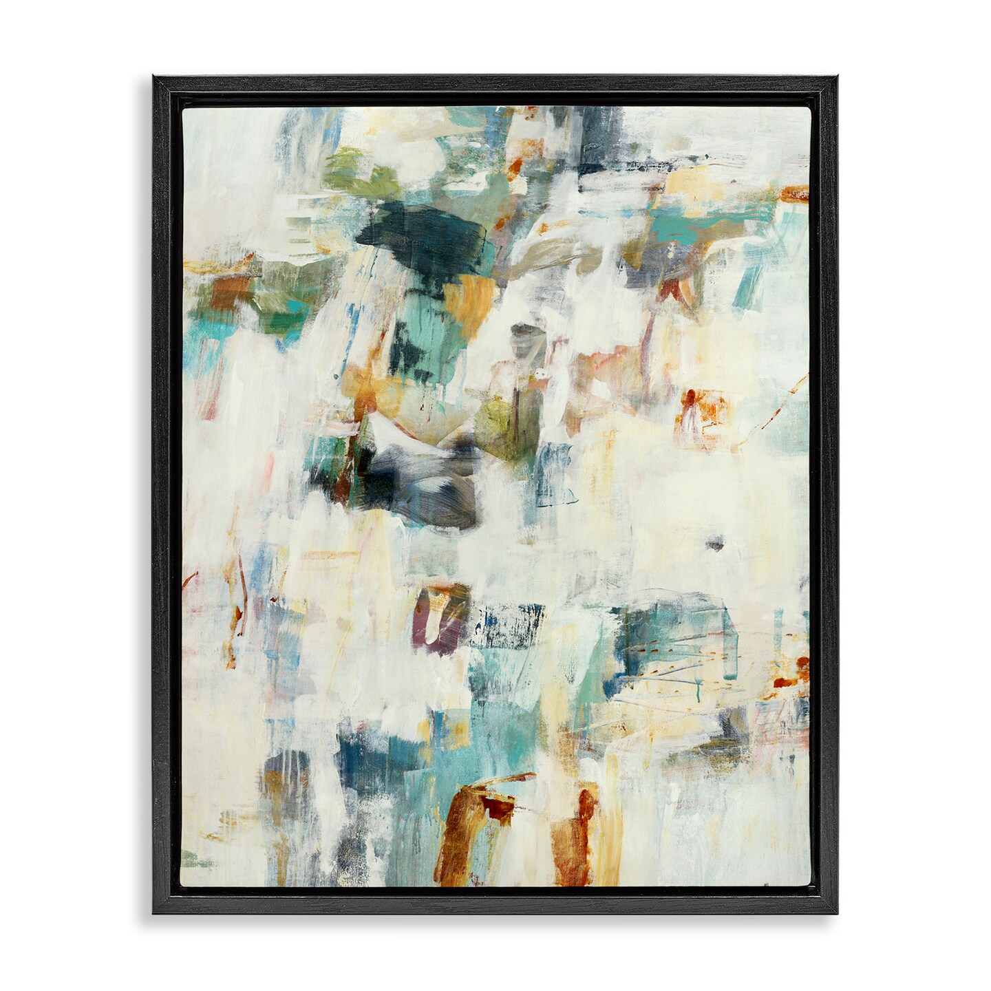 Stupell Industries Expressive Chaos Layers Floating Frame, design by Lisa Ridgers