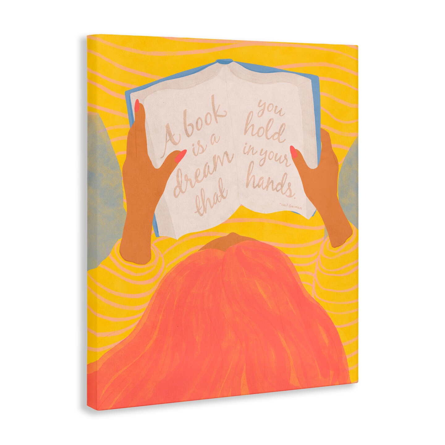 Stupell Industries A Book Is A Dream Canvas, design by Kristina Hultkrantz