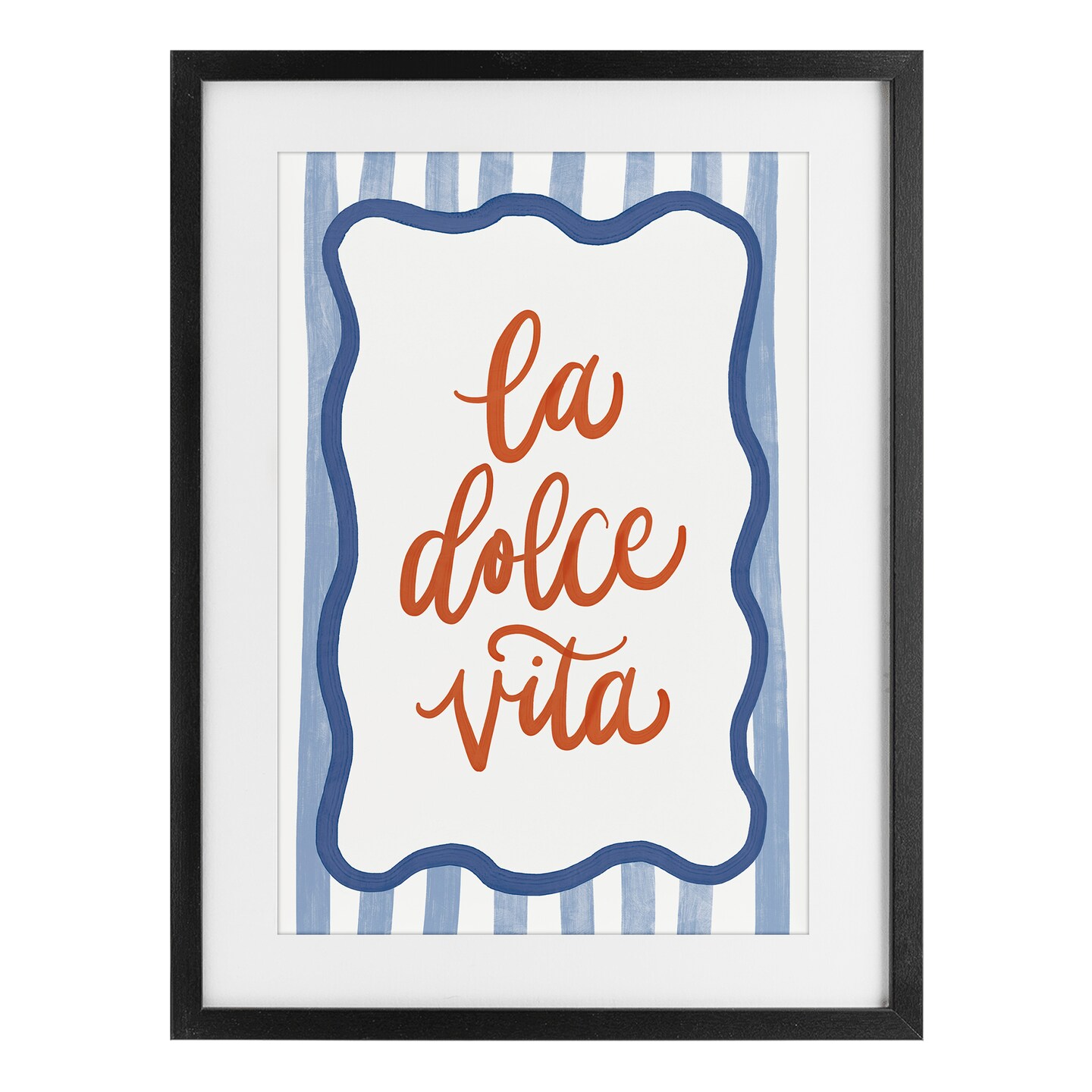 Stupell Industries Italian Kitchen Typography Framed Print Under Glass, design by Amanda Houston