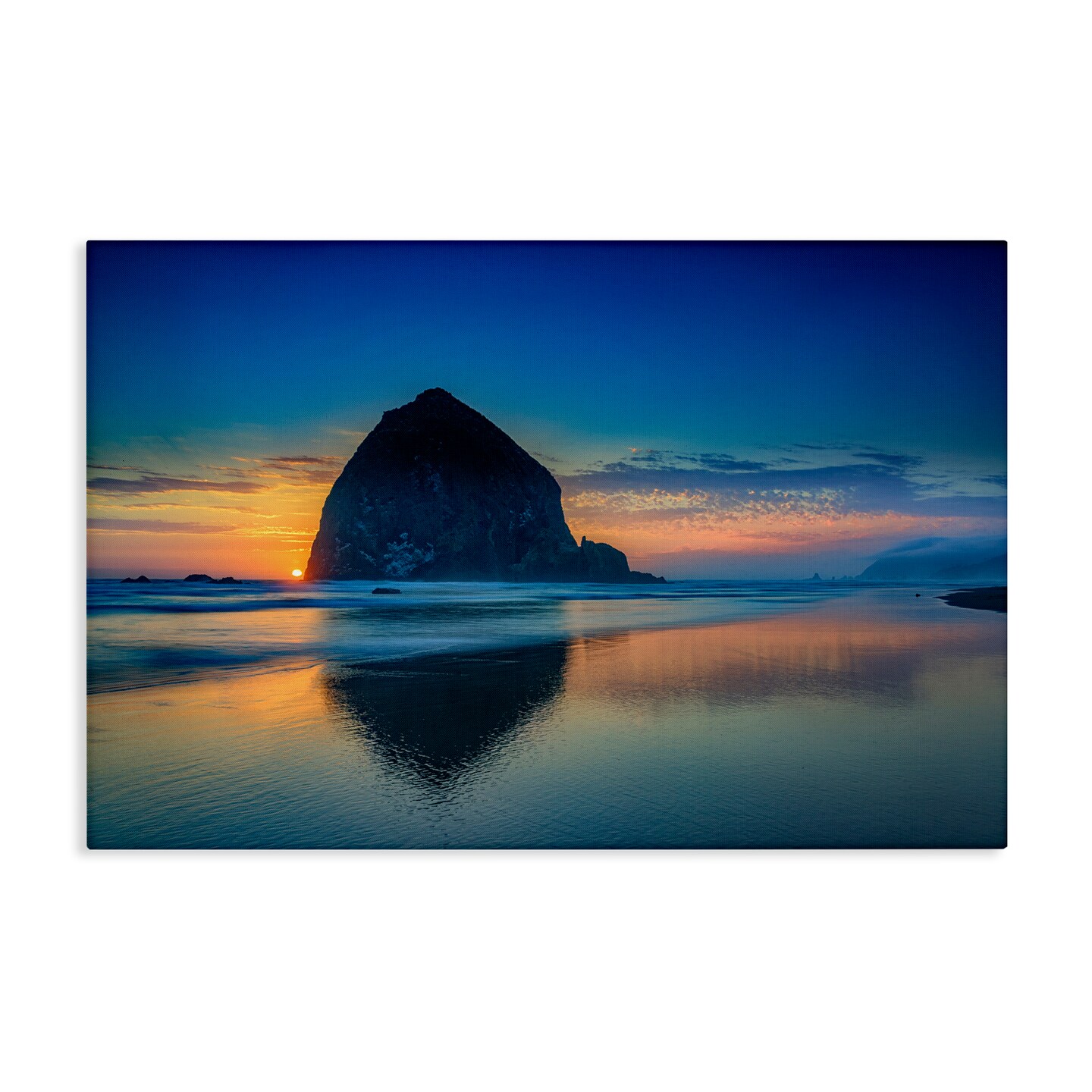 Stupell Industries Deep Sunset Island View Canvas Wall Art Design by Rick Berk