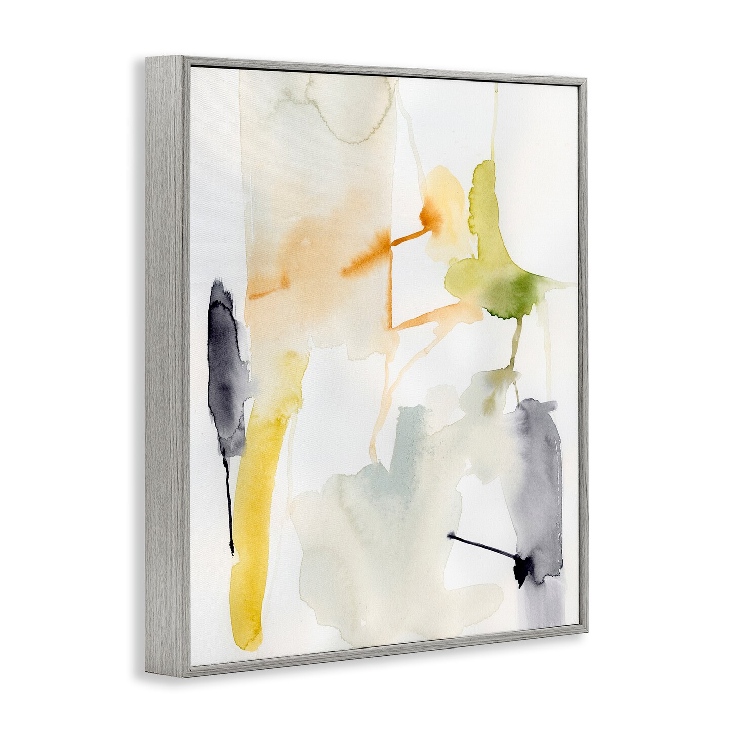 Stupell Industries Soft Watercolor Splashes Framed Giclee Wall Art Design by June Erica Vess