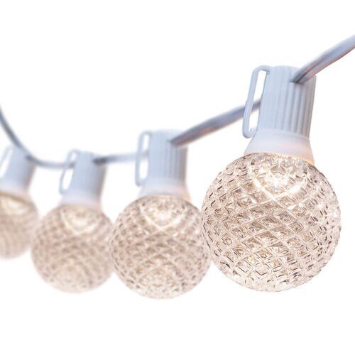 Perfect Holiday 10 LED BULB LIGHTS SET W/XMAS REFLECTOR, INDOOR, 30CM LEAD WIRE, 15CM BULB SPACING