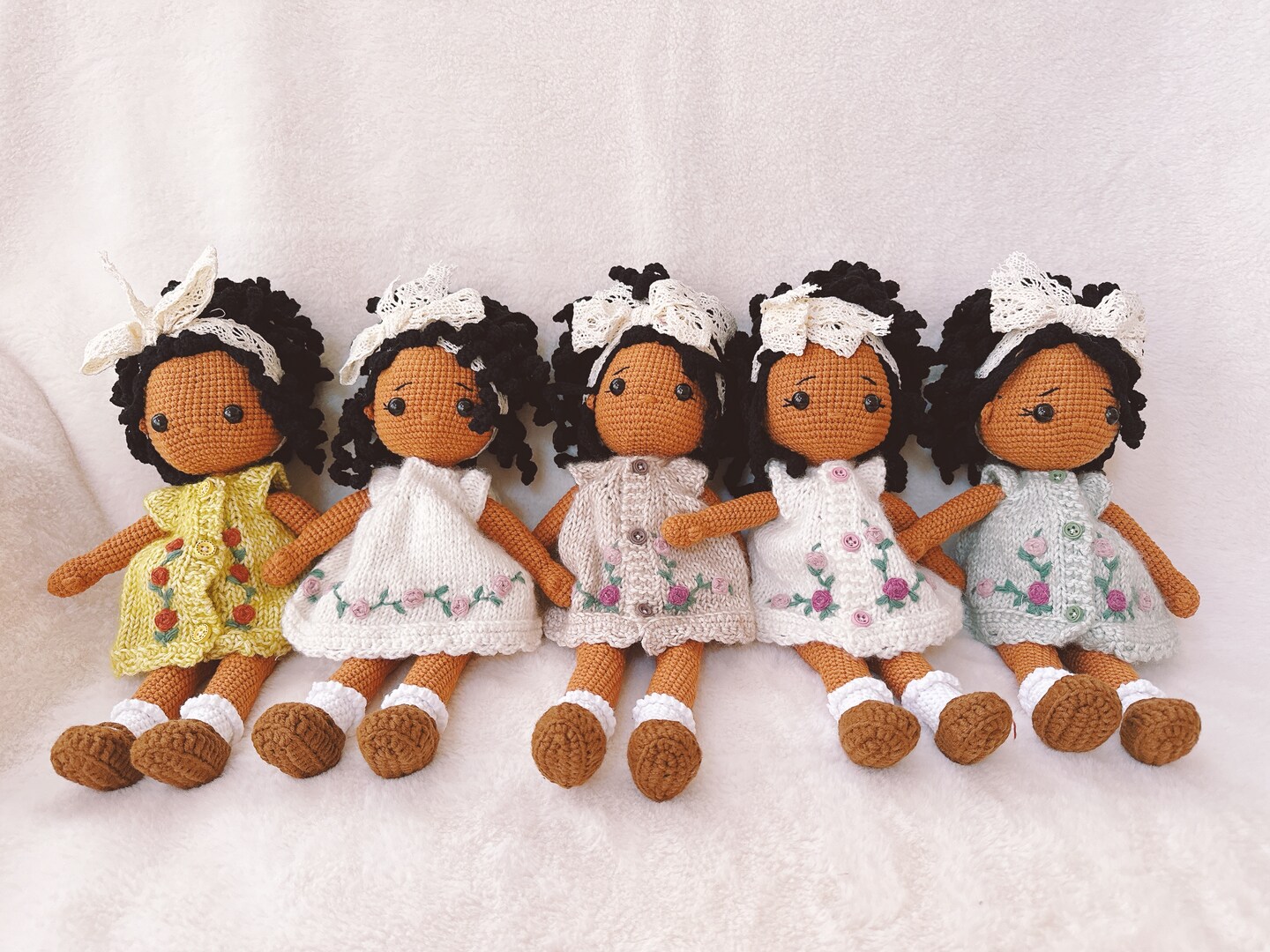 white christmas dresses Crochet Dress-Up Amigurumi Amimusu