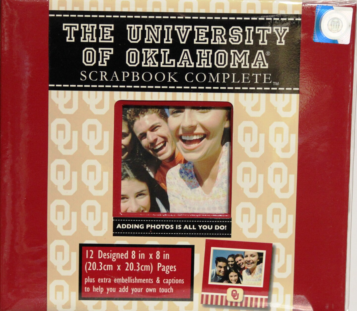 The University Of Oklahoma Complete 8 x 8 Officially Licensed Scrapbook