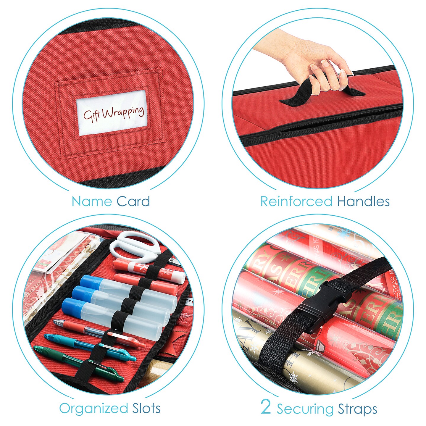 Hearth &#x26; Harbor Wrapping Paper Storage Container