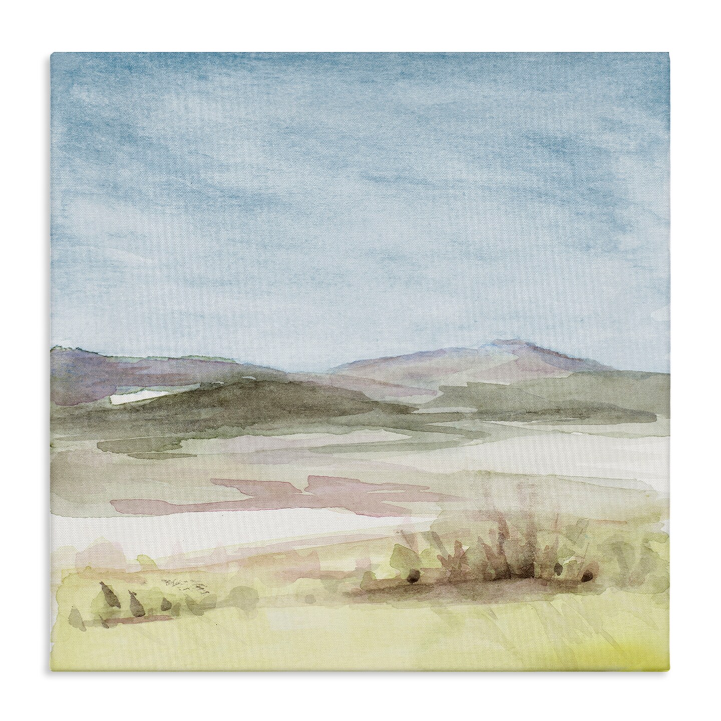 Stupell Industries Crisp Morning Mountains Canvas Wall Art Design by Lanie Loreth