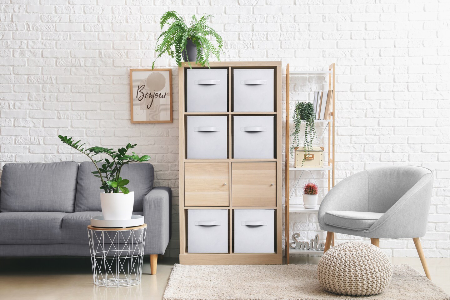 Sorbus 6 Pack 13 Inch Foldable Storage Cubes with Handles- for Organizing Home, Shelves, Nursery, Playroom, Closet and More