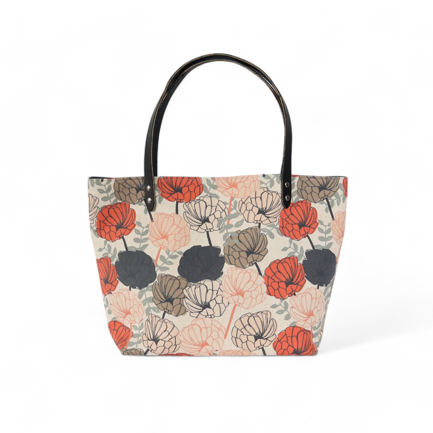 Crosscut Sewing Co.&#xAE; Market Tote Bag Sewing Project Kit for Beginners with Fabric, Instructions and Video