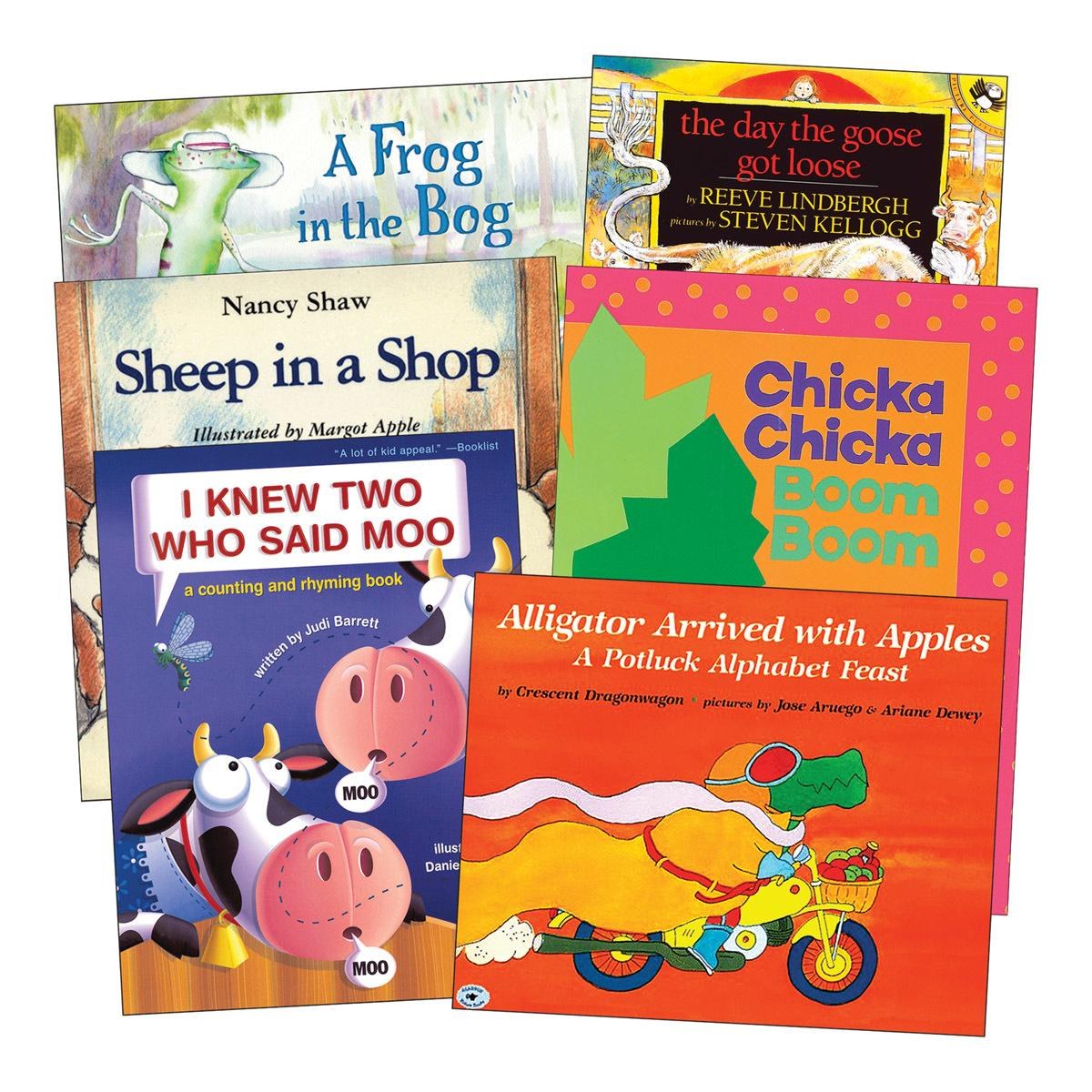 Kaplan Early Learning Company Animal Rhymes Books - Set of 6
