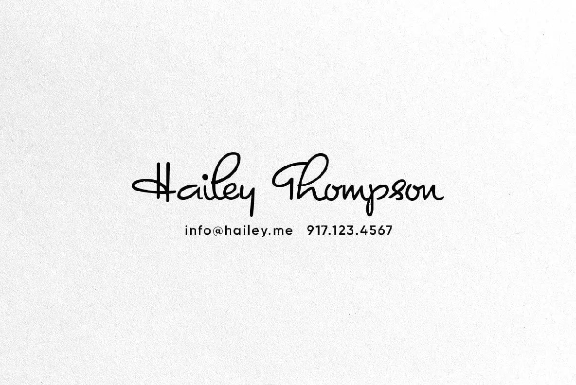 Signature Stamp No. 4, Custom Stamp,