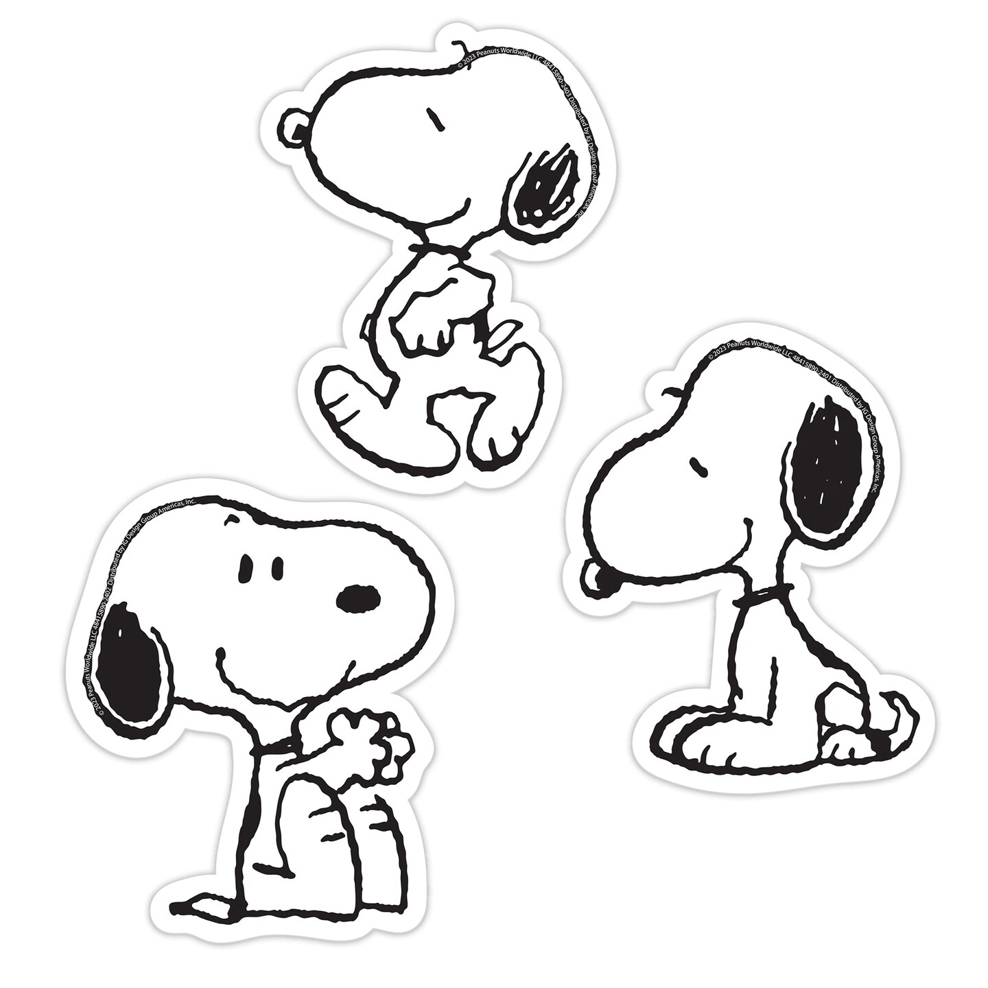 Peanuts&#xAE; Snoopy Assorted Paper Cut-Outs, 36 Per Pack, 3 Packs