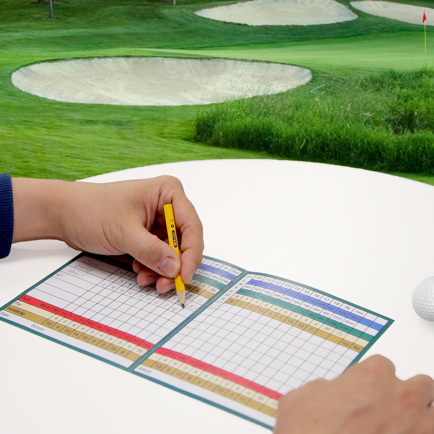 BAZIC Yellow Pencil #2 Pre-Sharpened Golf Pencil (144/Pack)