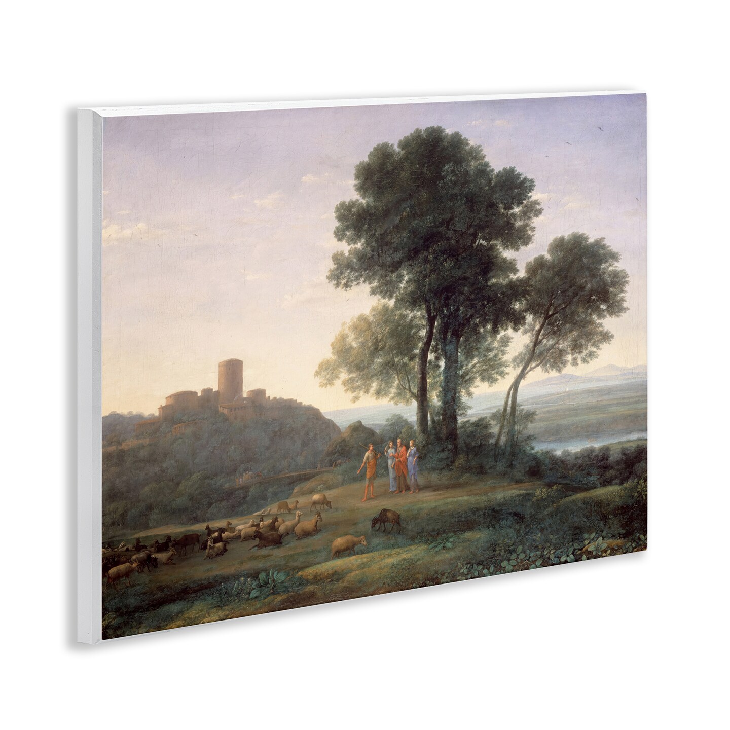 Stupell Industries Classic Claude Rural Landscape Wall Plaque Art Design by one1000paintings