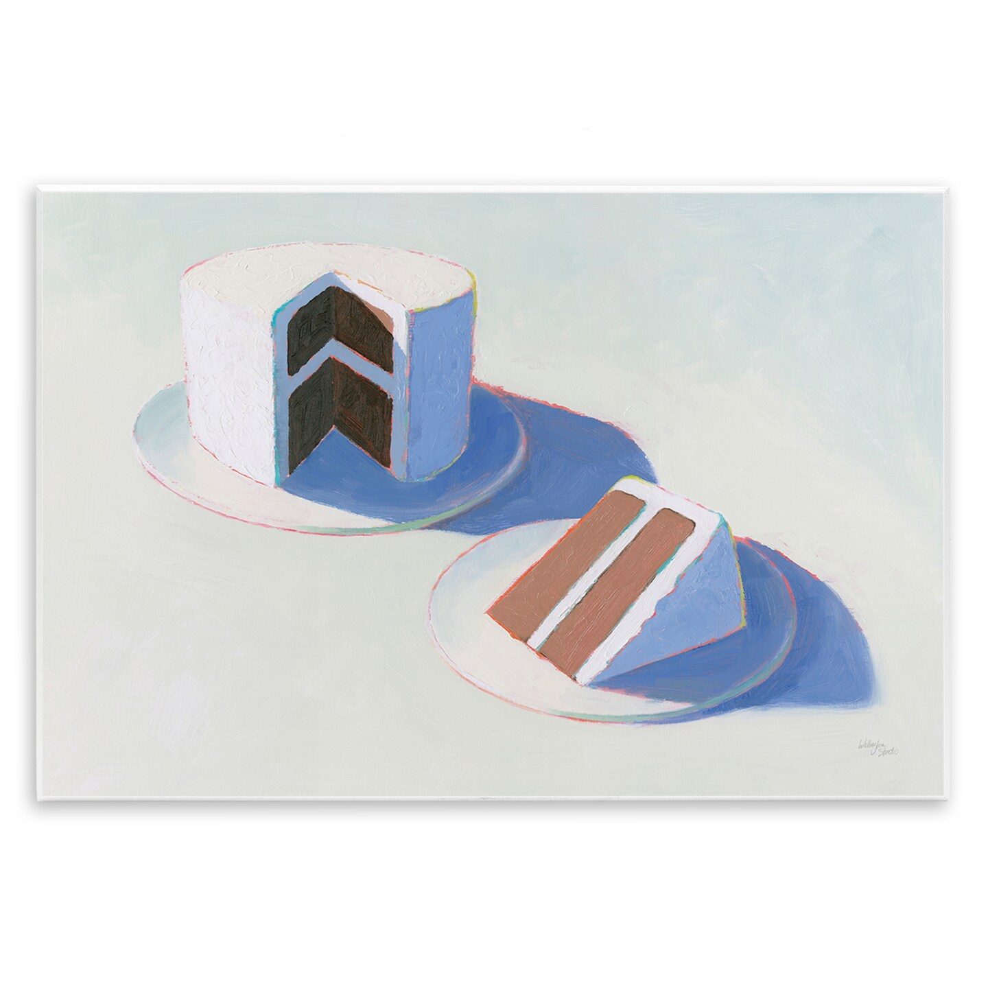 Stupell Industries Layer Cake Dessert Wall Plaque Art Design by Wellington Studio