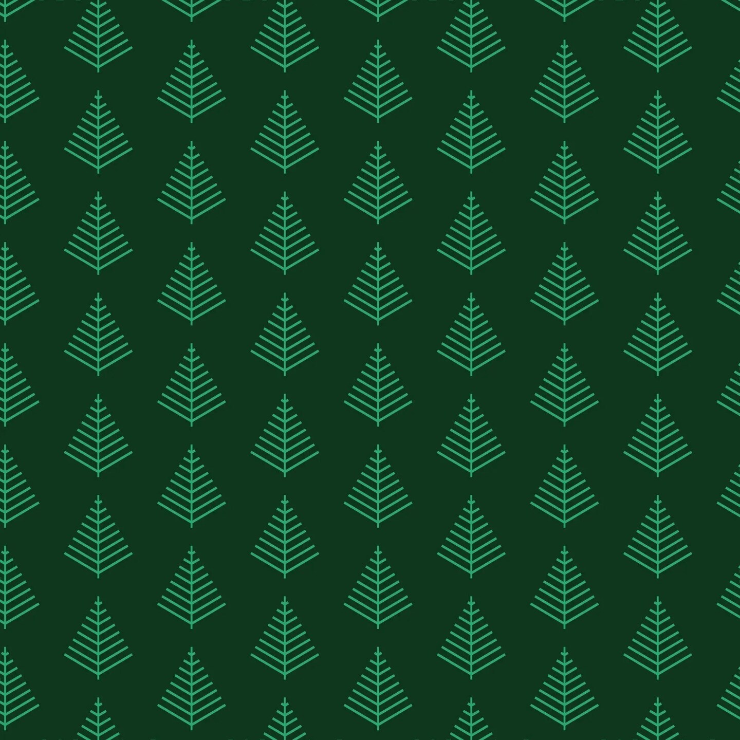 Tree Pattern Holiday Gift Wrap