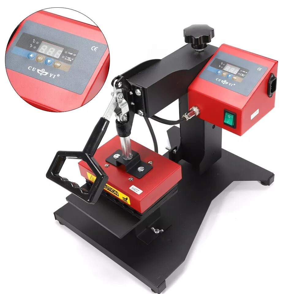 110V Pen Heat Press Machine DIY LOGO Heat Transfer Printing 3D Laser Paper 4x6in