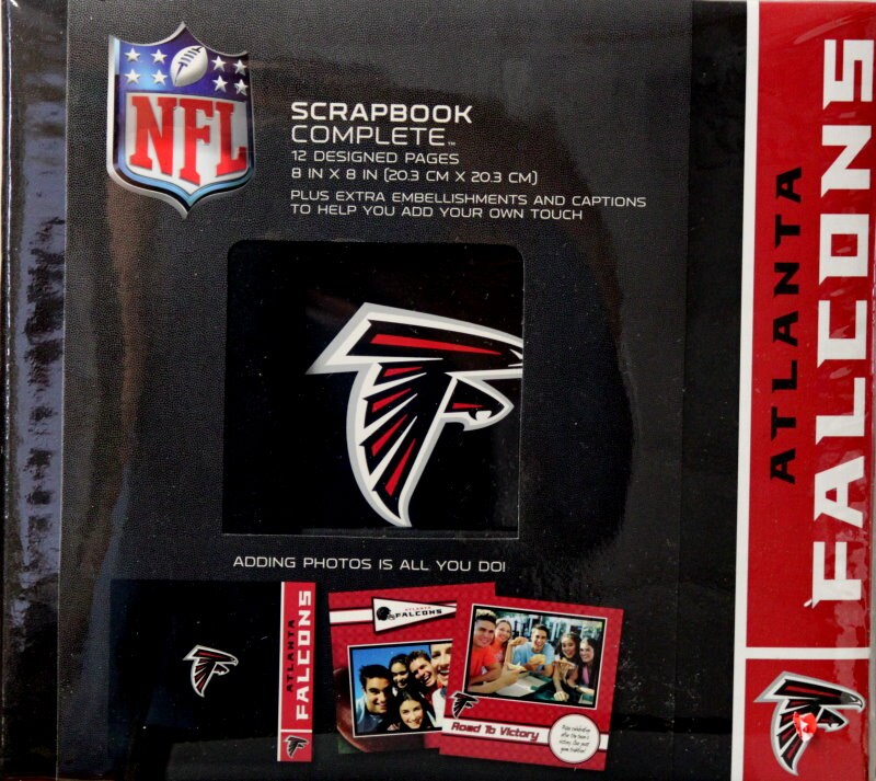 NFL Atlanta Falcons Complete 8 x 8 Officially Licensed Scrapbook