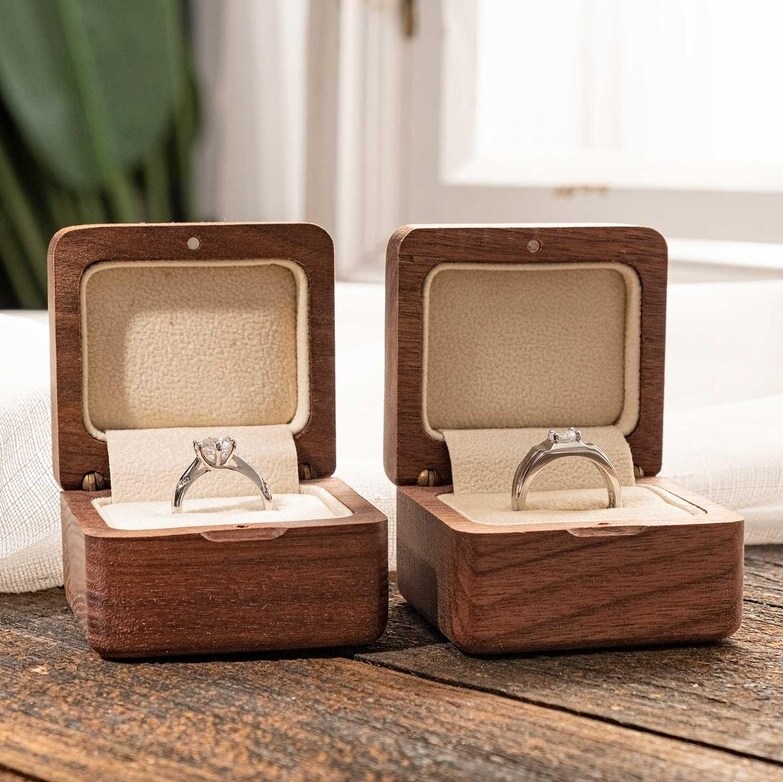 Ring Box Custom Custom Ring Boxes, Gift Box Personalized, Engraved Ring  Boxes Ring Storage, image size:1080x1079