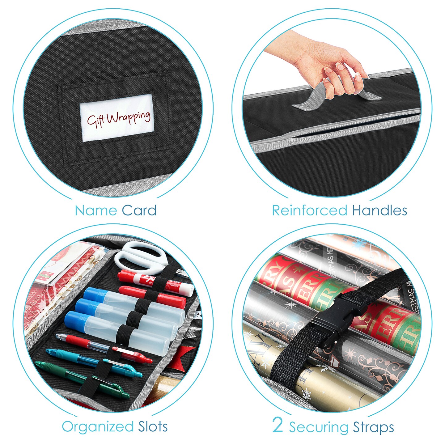 Hearth &#x26; Harbor Wrapping Paper Storage Container