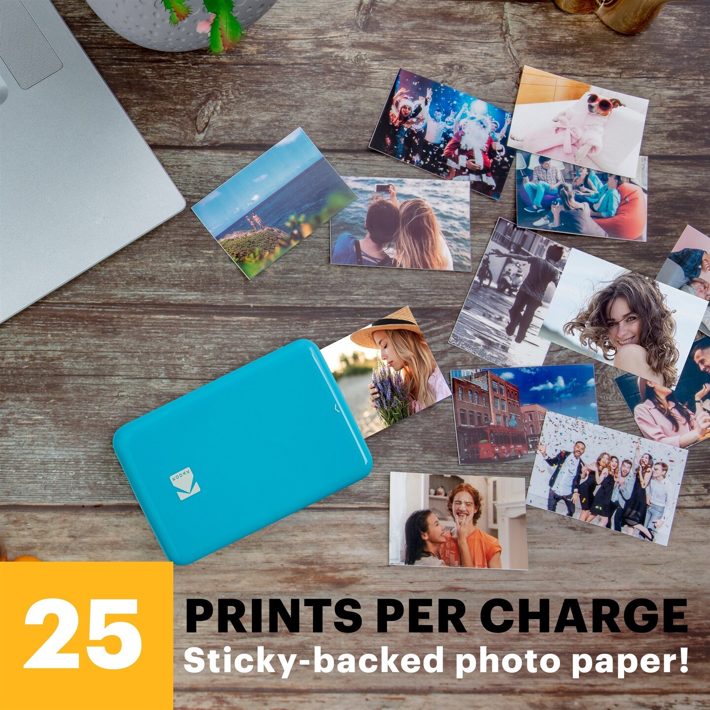 Kodak Step Mobile Instant Photo Printer 2x3&#x22; &#x26; Zink Photo Paper (75 Sheets) Bundle