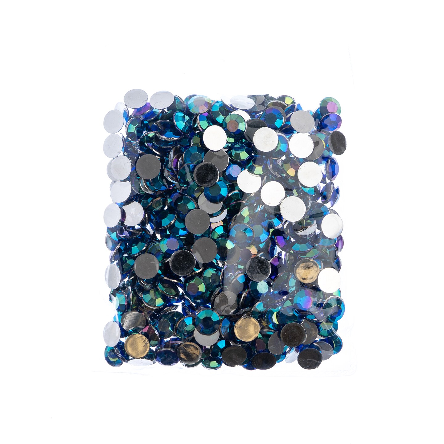 John Bead 10mm (SS45) Round Acrylic Flat Back Rhinestones, 500pcs