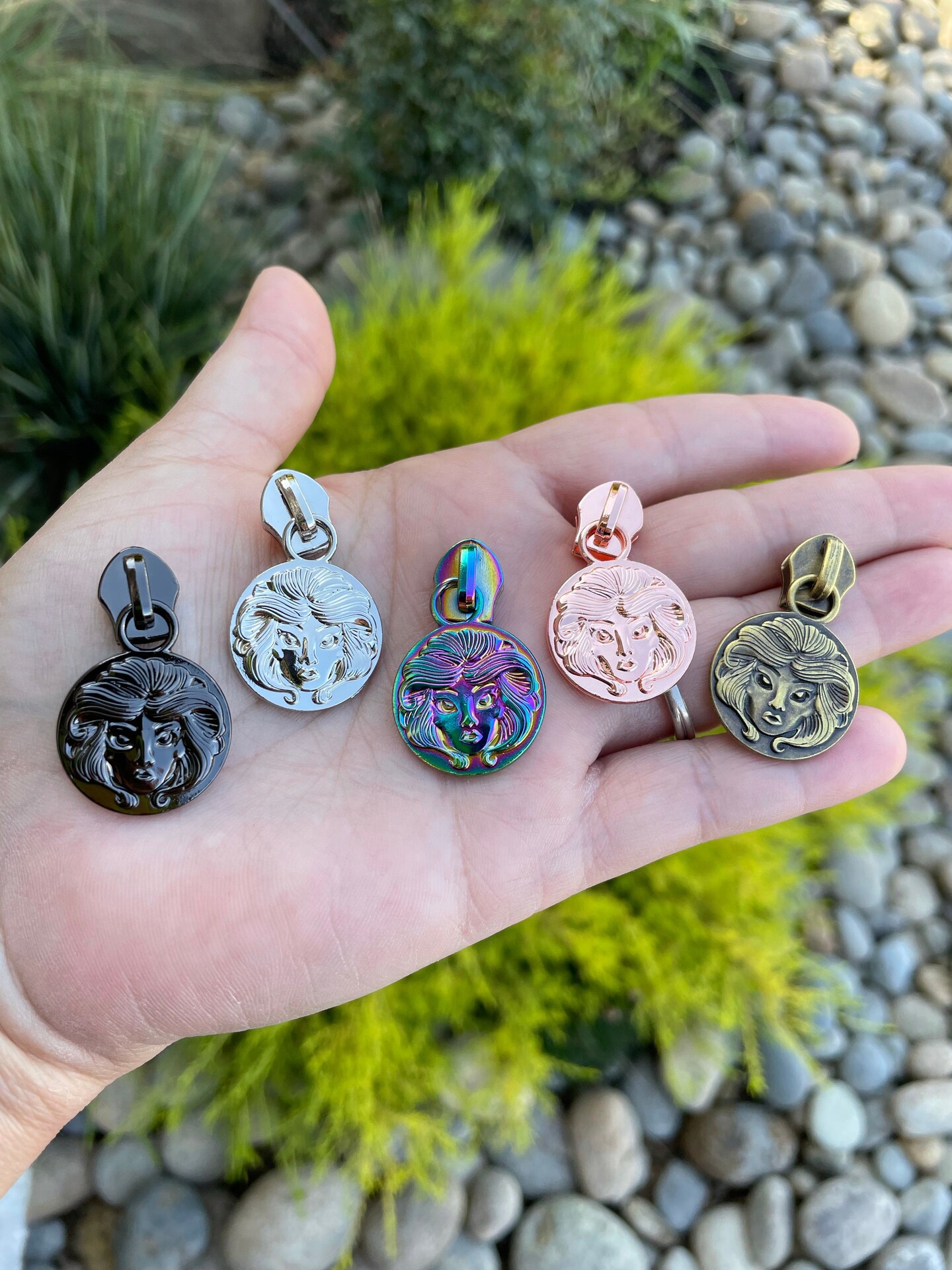 Call in the Spirits zipper pulls