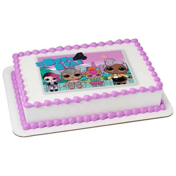 Surprise Shine Bright PhotoCake&#xAE; Edible Cake Topper Icing Image for 1/4 Sheet cake or larger
