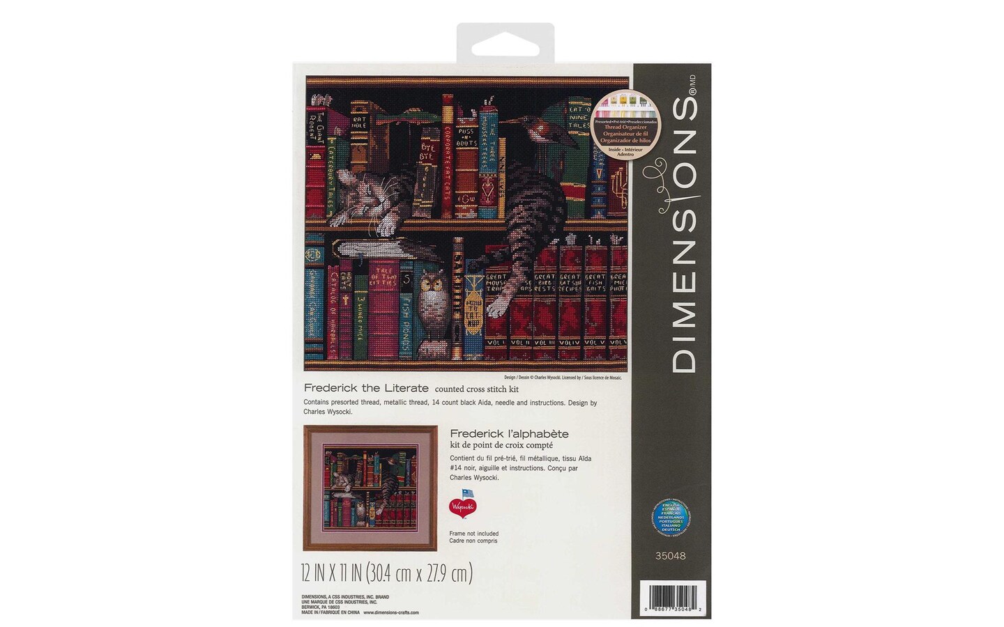 Dimensions Cross Stitch Kit Frederick Literate