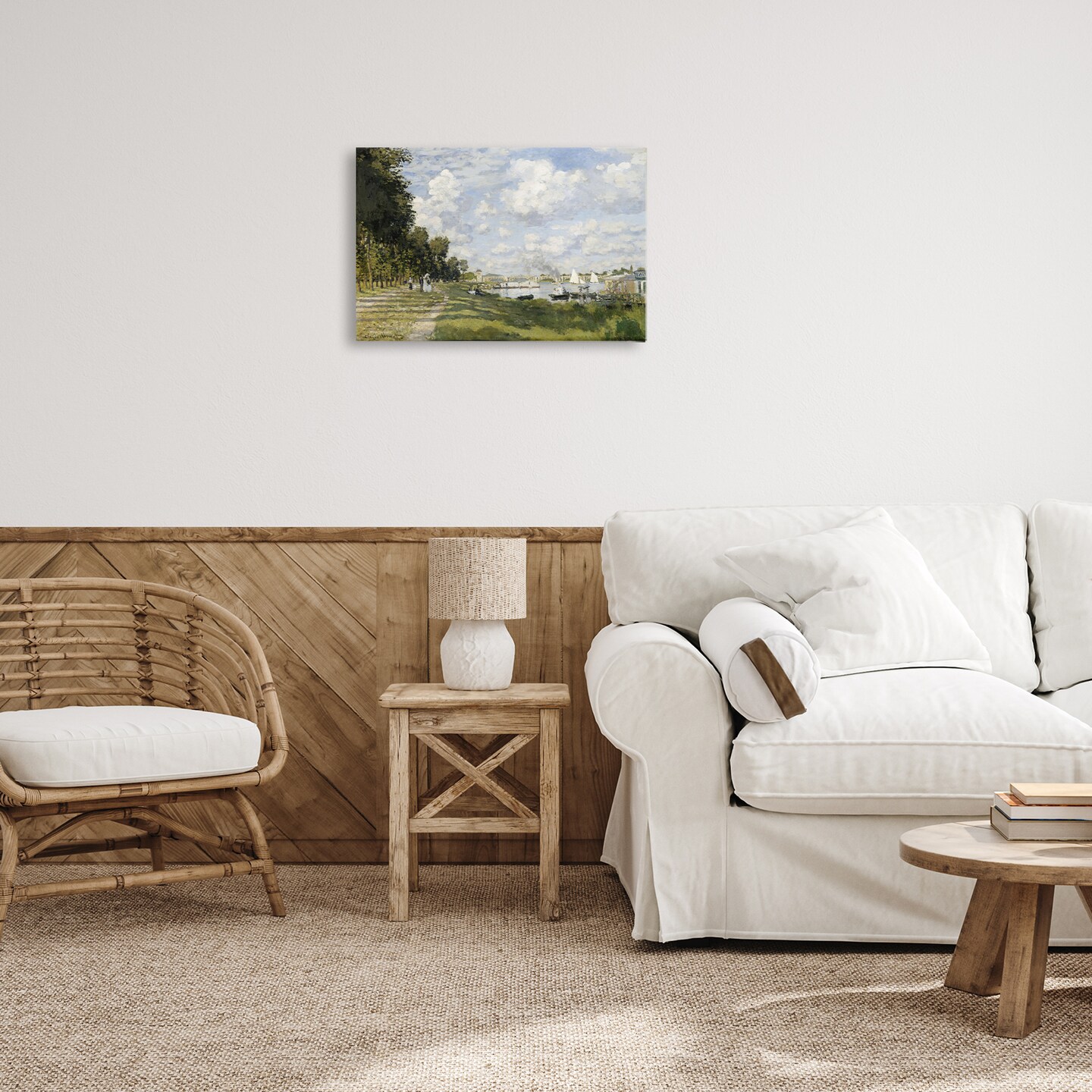 Stupell Industries Classic Monet Bassin d'Argenteuil Canvas Wall Art Design by one1000paintings