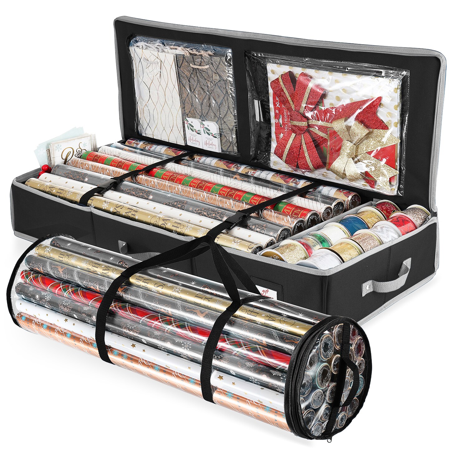 Hearth &#x26; Harbor Wrapping Paper Storage Container