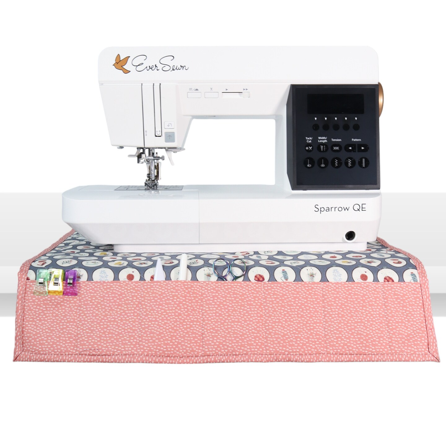 Crosscut Sewing Co.® Sewing Machine Mat Sewing Project Kit for Beginners with Fabric, Instructions and Video