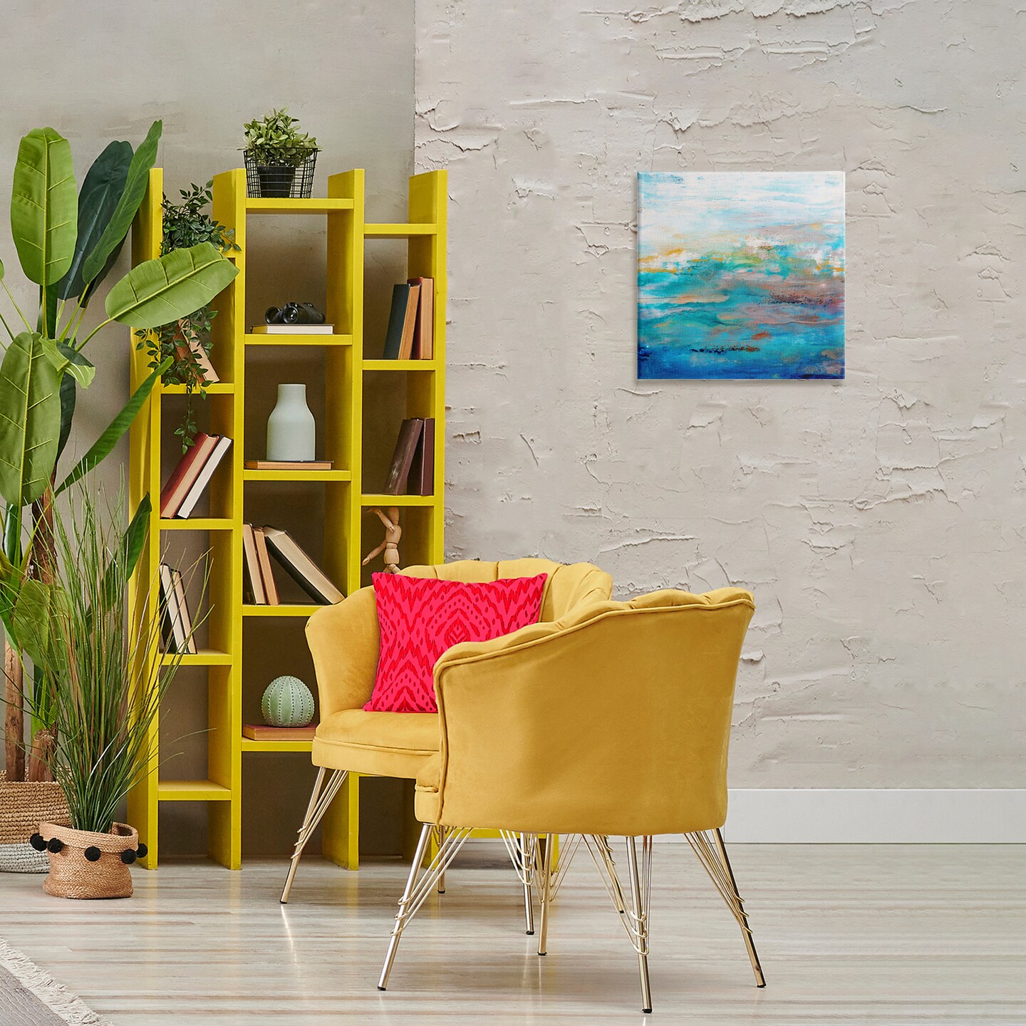 Stupell Industries Rustic Nautical Painting Canvas Wall Art Design by Hilary Winfield