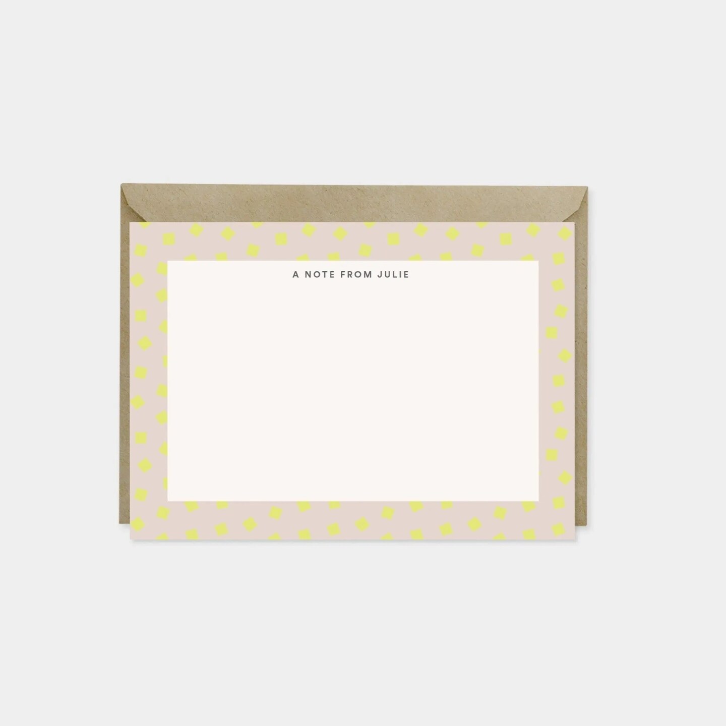 Patterned Border Note Cards