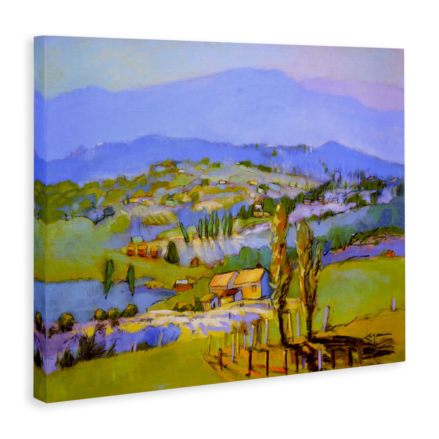 Stupell Industries Classic Countryside Mountains Canvas Wall Art Design by Dorothy Fagan