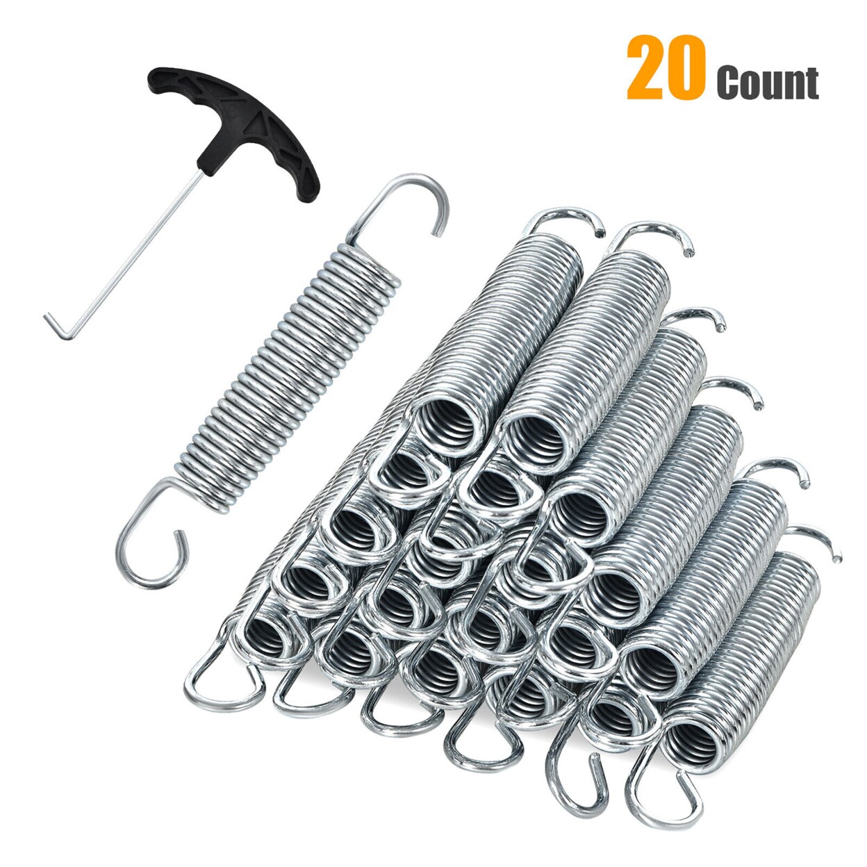 5.5 Inch Rustproof Replacement Trampoline Elasticity Springs Galvanized Steel