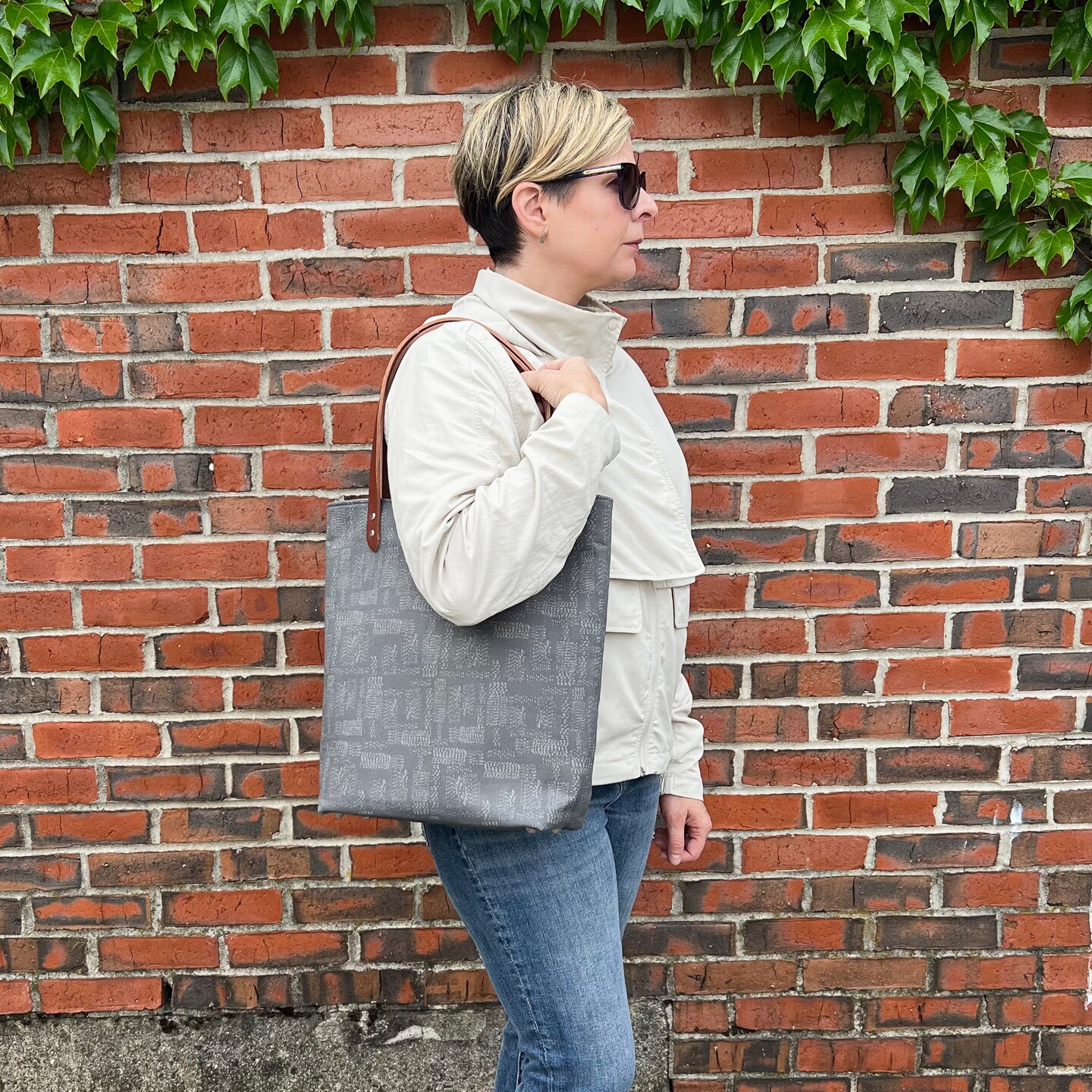 Crosscut Sewing Co.® Lincoln Tote Sewing Kit - Beginner Sewing Project Kit