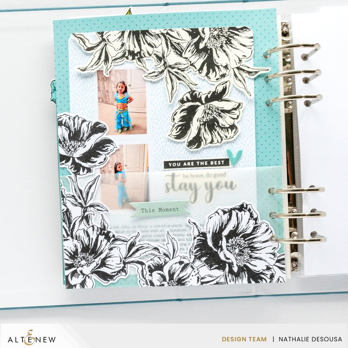 Inked Poppies Press Plate/Foil Plate