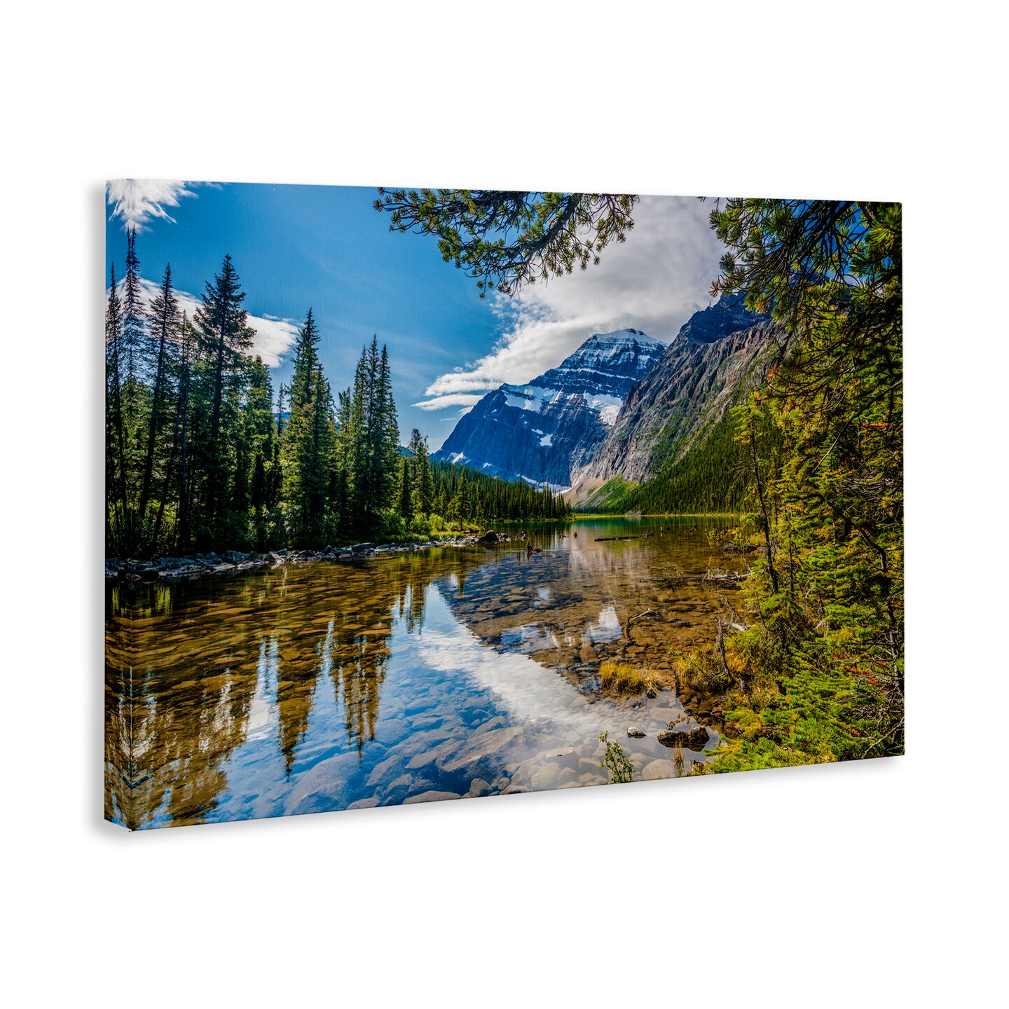 Stupell Industries Mountain Valley&#x27;s Stream Canvas Wall Art Design by Marty Hulsebos