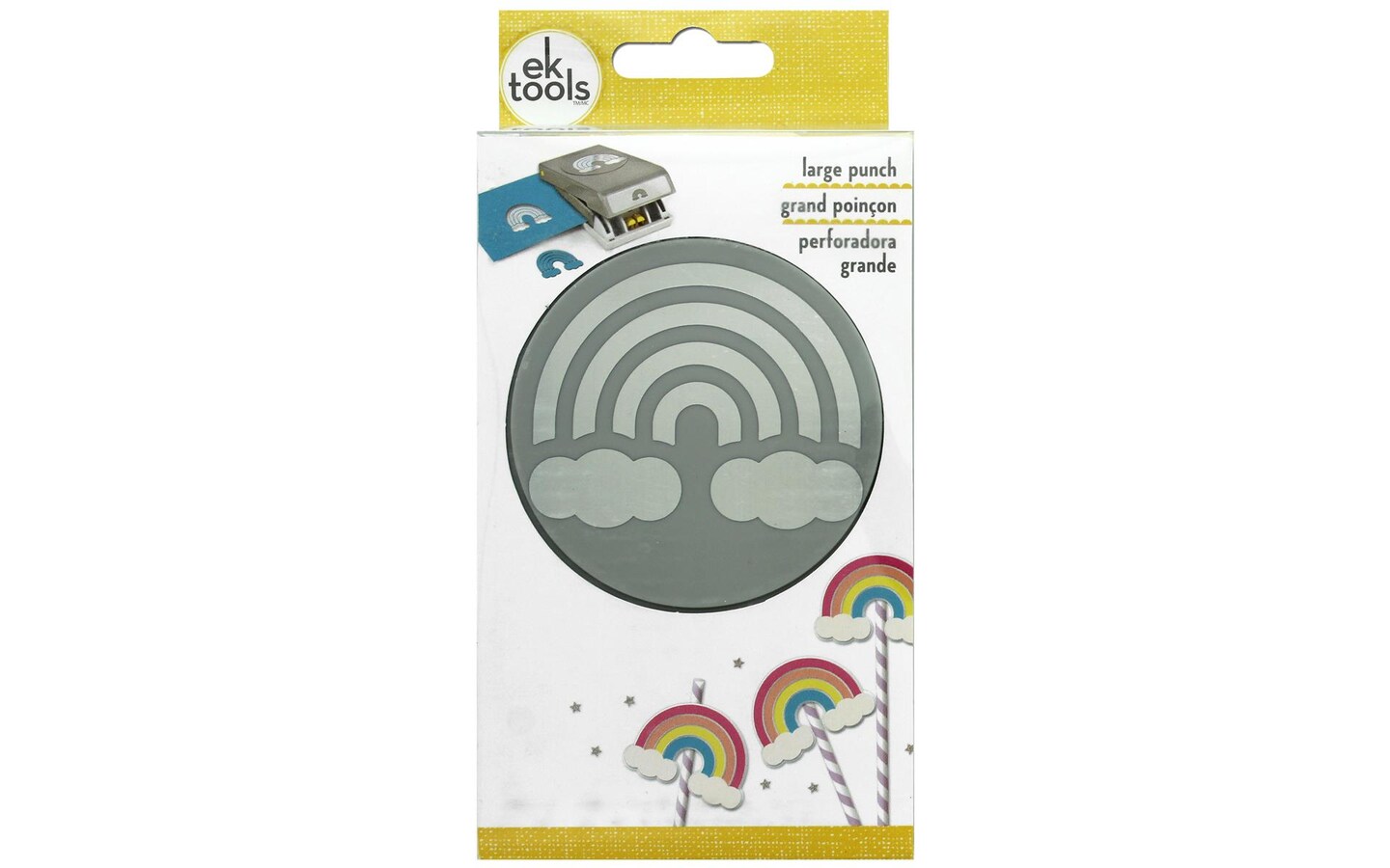 EK Punch Large Single Rainbow
