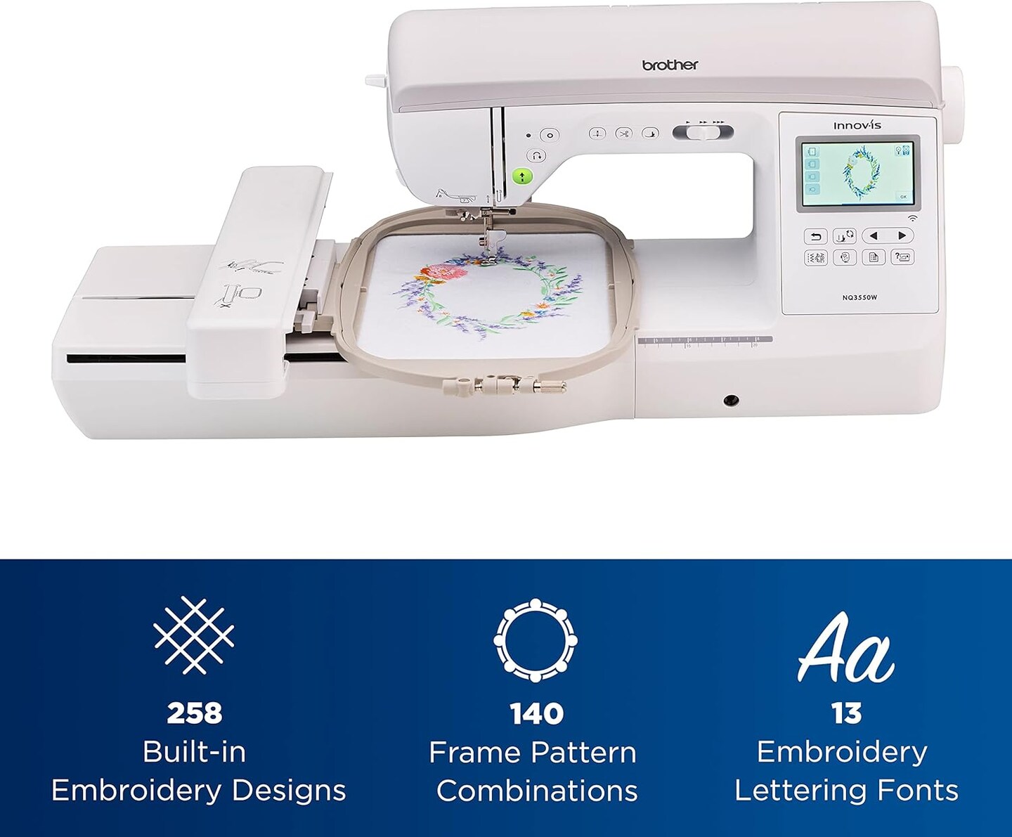 Brother Innov-is NQ3550W sewing and embriodery machine