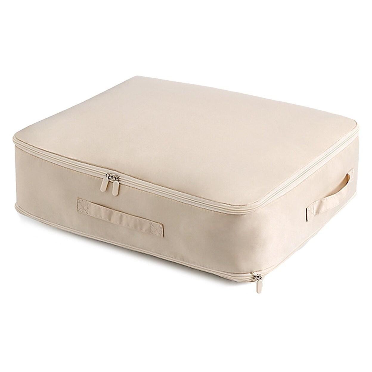 Large Foldable Storage Bag For Comforter Quilt Blanket Clothes Pillows Beddings Self Compression Organizer For Duvet