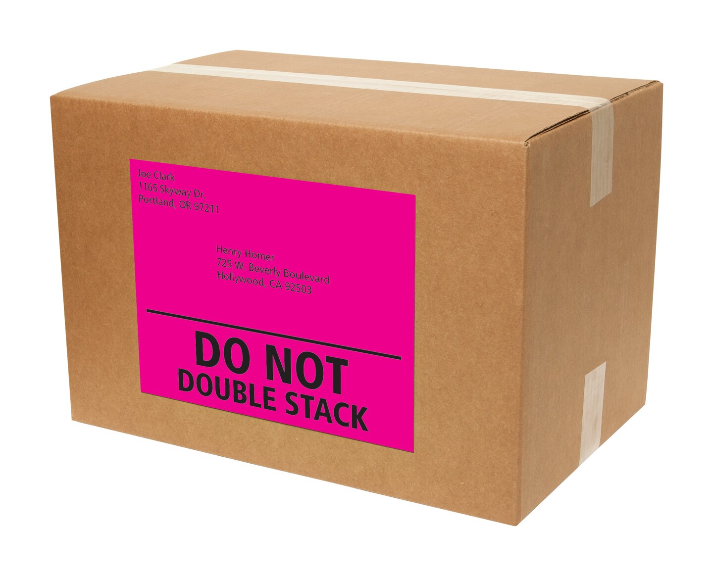 Avery Neon Shipping Labels for Laser Printers, Assorted: Green, Pink, Yellow Labels, 8-1/2&#x22; x 11&#x22;, 15 Neon Labels (5975)