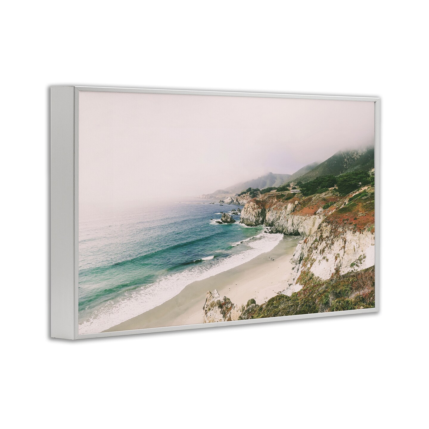 Stupell Industries Big Sur Coast View Framed Giclee Wall Art Design by Sisi and Seb