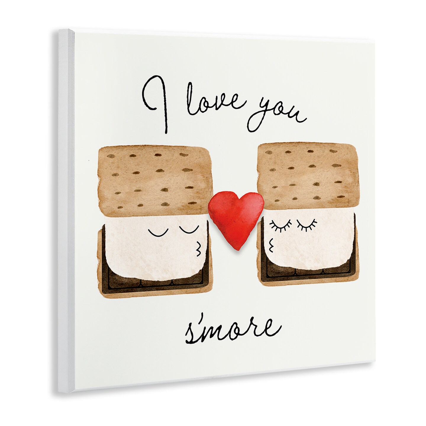 Stupell Industries Love You S'more Wall Plaque Art Design by Corrine Rose Design