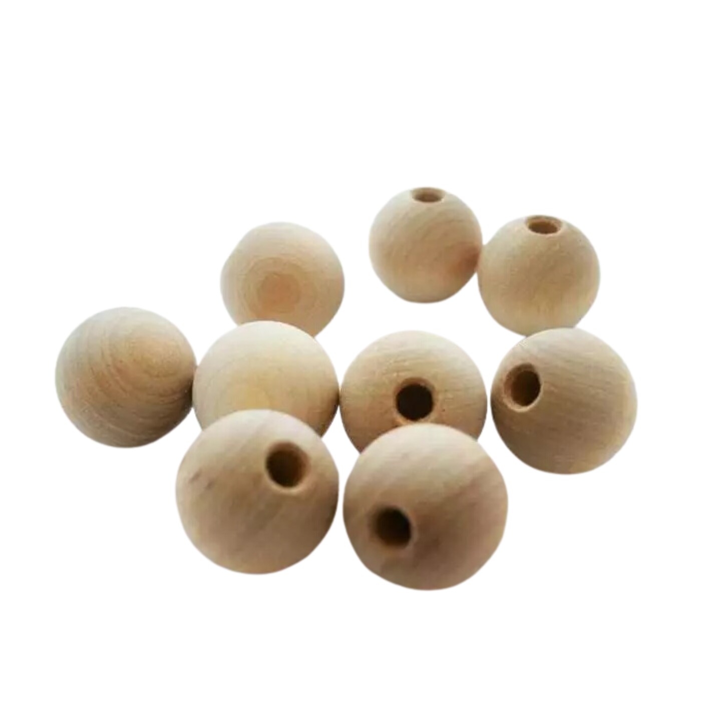 Kitcheniva 25 Pcs Wood Ball Dowel End Caps Craft Art DIY